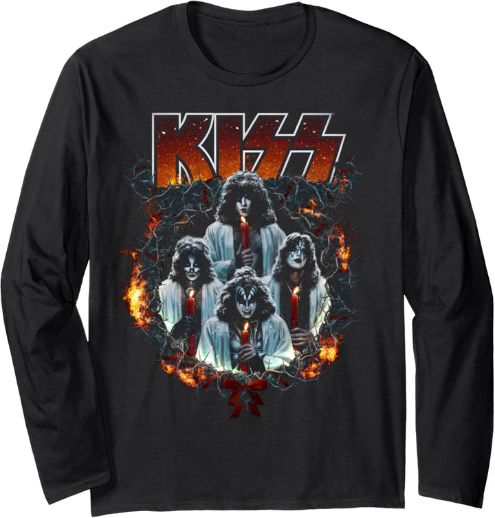 KISS - KISSmas Feuer Langarmshirt