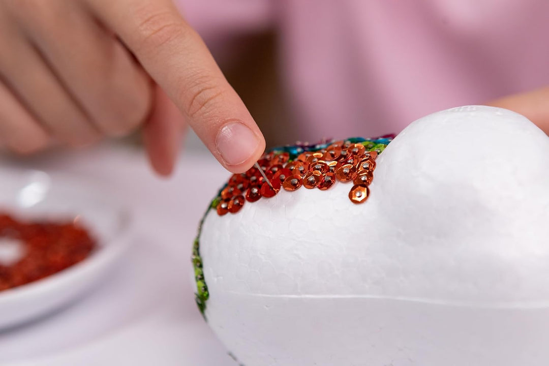 Kitfix - Sequin Art 3D Einhorn - 3D Paillettenbild - Bastelset für Jugendliche, Erwachsene und Kinde