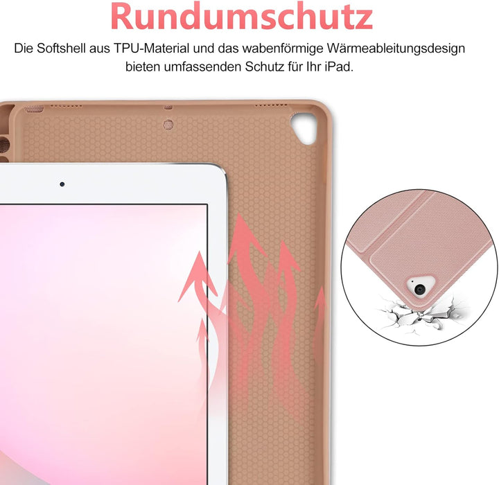 IVEOPPE iPad 6.Generation Hülle mit Tastatur, iPad Hülle mit Tastatur für iPad 6.Generation 2018/iPa