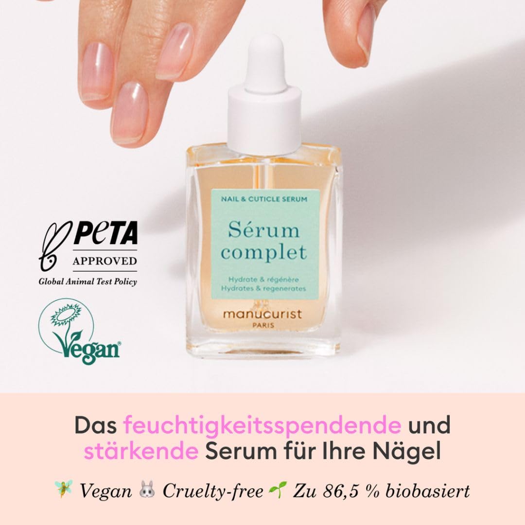 MANUCURIST • Nagelserum Komplett-Serum • Nagelpflege für beschädigte und Brüchige Fingernägel und Na