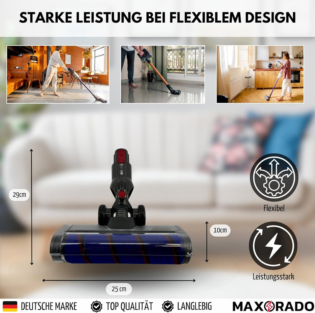 Softroller Turbobürste Staubsauger Düse Turbodüse für Dyson V7 V8 V11 V15 Absolute Serie Turbo Bürst