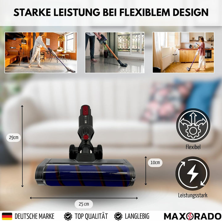 Softroller Turbobürste Staubsauger Düse Turbodüse für Dyson V7 V8 V11 V15 Absolute Serie Turbo Bürst