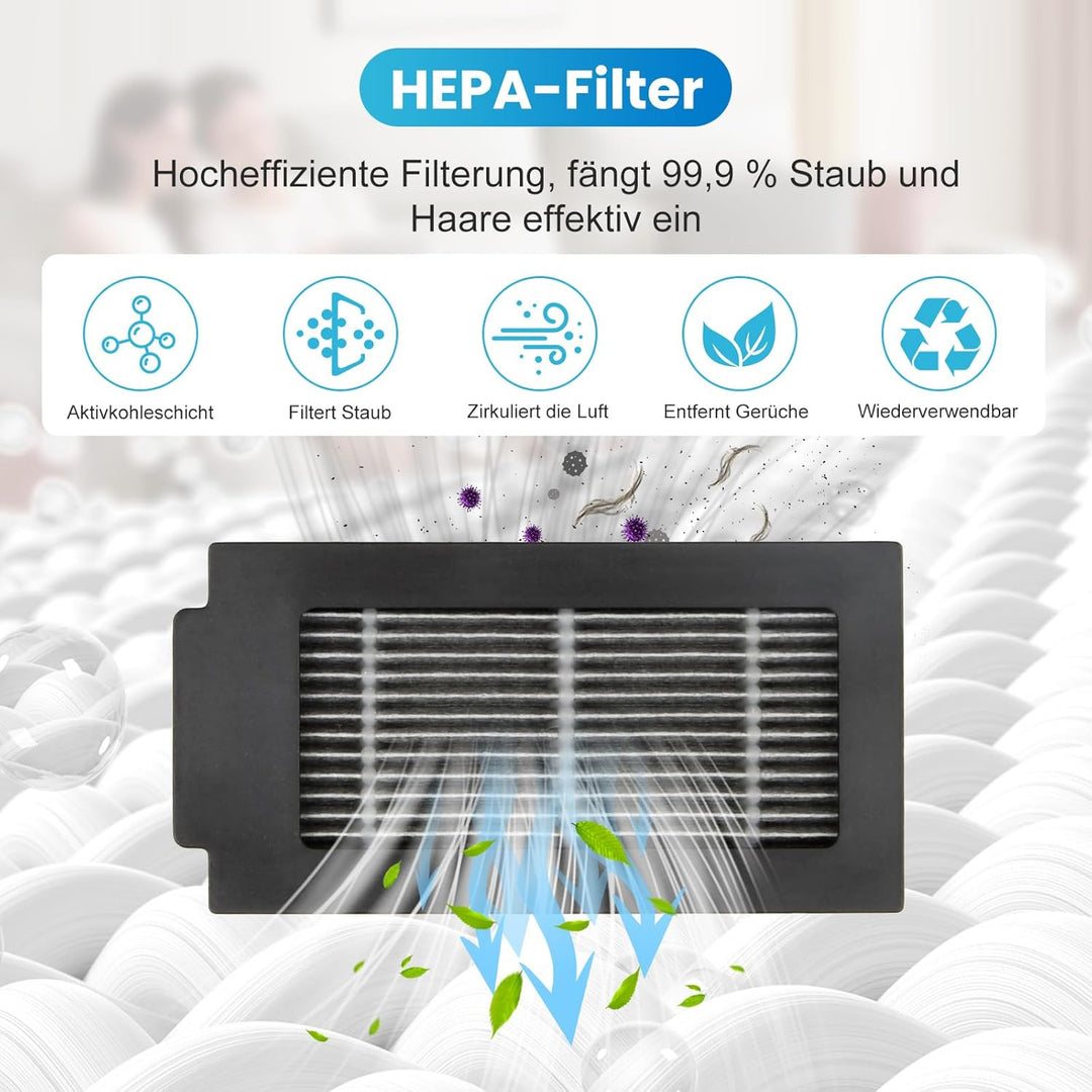 25 Stück Zubehörset für ECOVACS DEEBOT T50 Pro Omni / T50 Omni / T50 Pro Omni Gen2 Saugroboter, mit