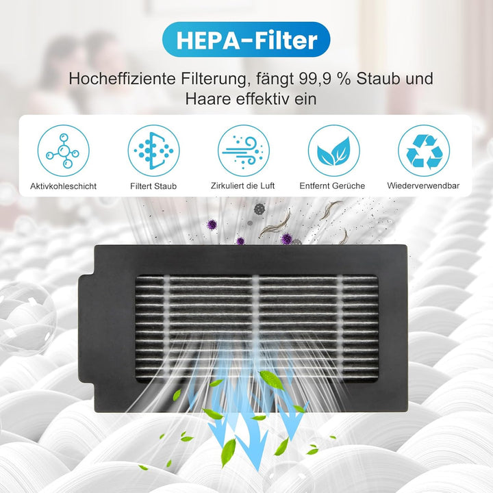25 Stück Zubehörset für ECOVACS DEEBOT T50 Pro Omni / T50 Omni / T50 Pro Omni Gen2 Saugroboter, mit