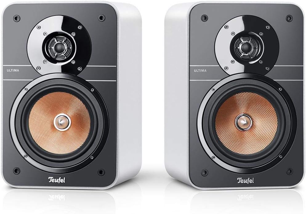 Teufel Ultima 20 - HiFi-Regallautsprecher, Kompakt & Leistungstark, Phase-Plug, Präziser Sound, 2-We