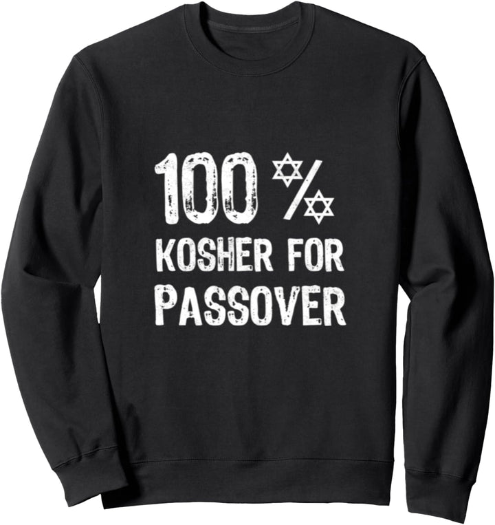 100 % koscher für Pessach Jüdische Matzah Seder Matzo Balls Sweatshirt
