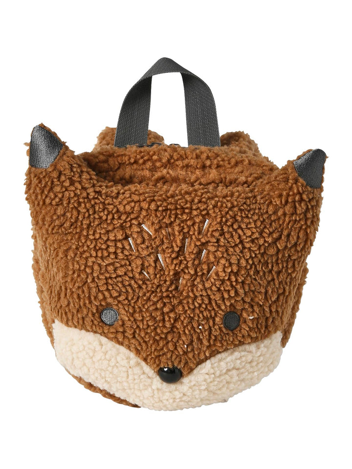 Vertbaudet Kinder Rucksack aus Teddyfleece, Fuchs rothaar