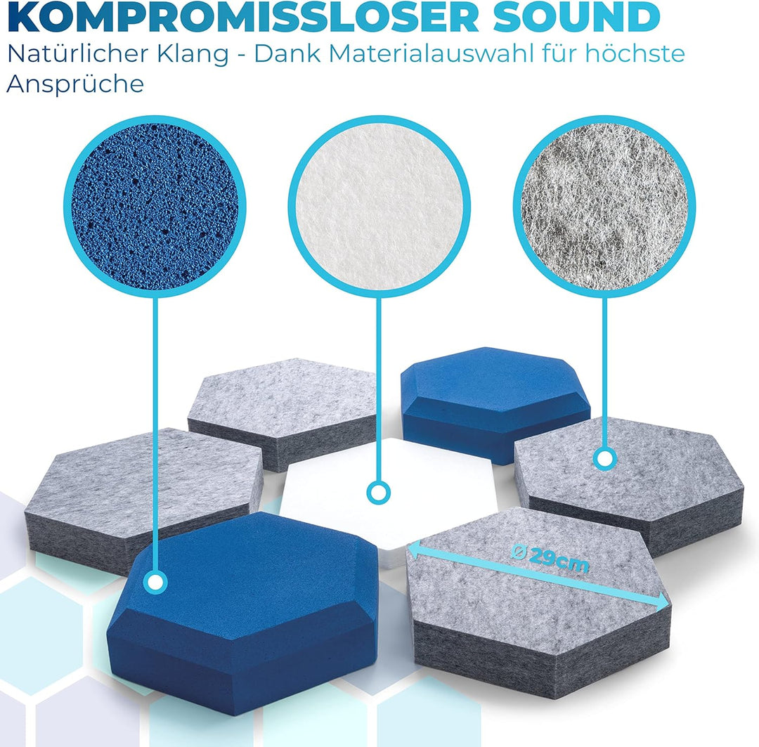 FENNEXT ® Schallabsorber Wand - Akustikbild - der perfekte Schallschutz aus BASOTECT ® und AKUSTIK-V