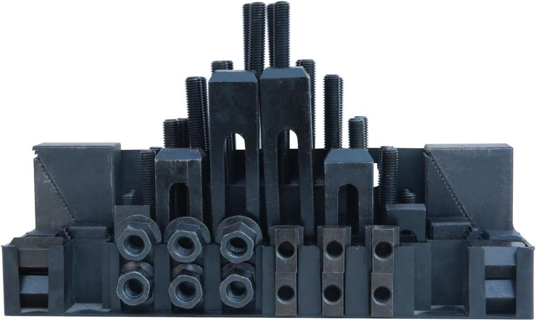 KATSU spannpratzen Sortiment 58-tlg M10 Metrisches Engineering Präzisions T-Nuten für CNC Drehmaschi