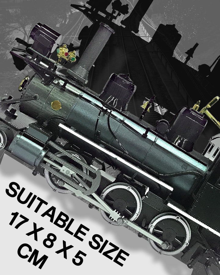 Piececool 3D Puzzle Metall, Zug für Modellbausatz Erwachsene, 3D-Puzzles zu Bauen, BAU, Bastel-Kits,