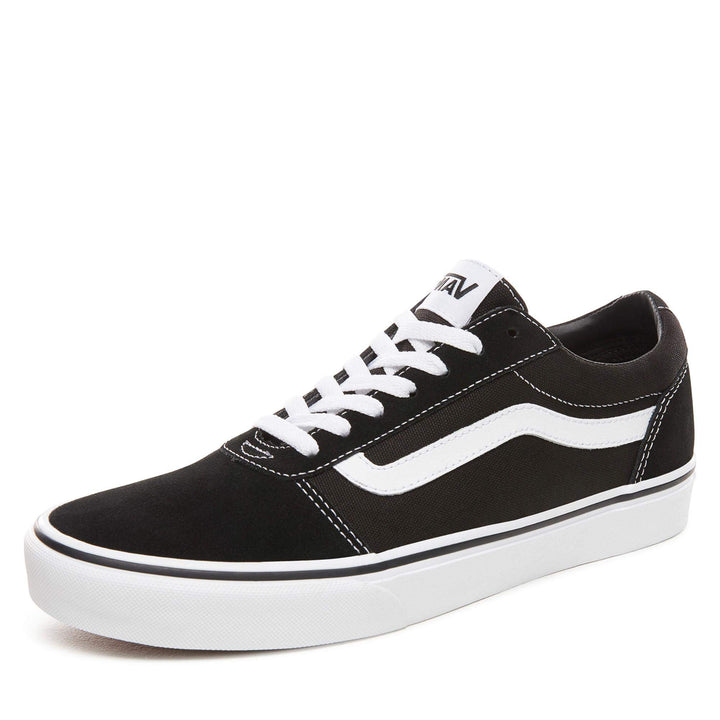 Vans Herren WardSneaker 42.5 EU Black And White, 42.5 EU Black And White