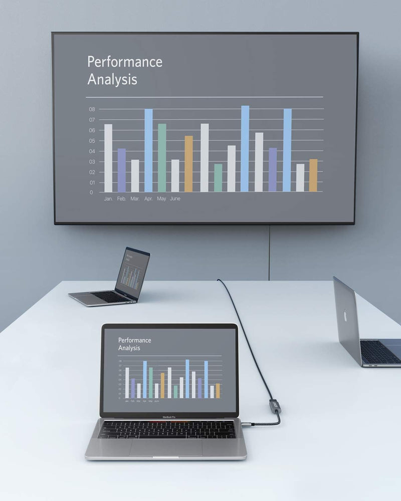 Anker PowerExpand+ USB-C auf HDMI Adapter aus Aluminium, kompakter, 4K 60Hz, für MacBook Pro, MacBoo