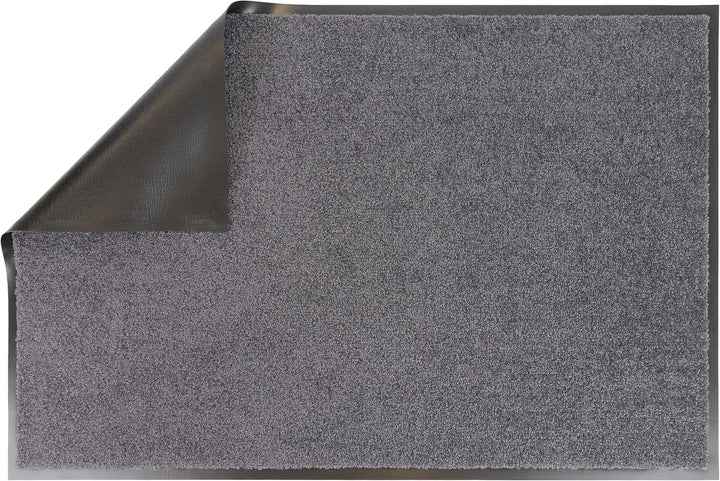 Primaflor Schmutzfangmatte CLEAN – Anthrazit, 60x180 cm | Saugstarke, Schwer entflammbare Fussmatte