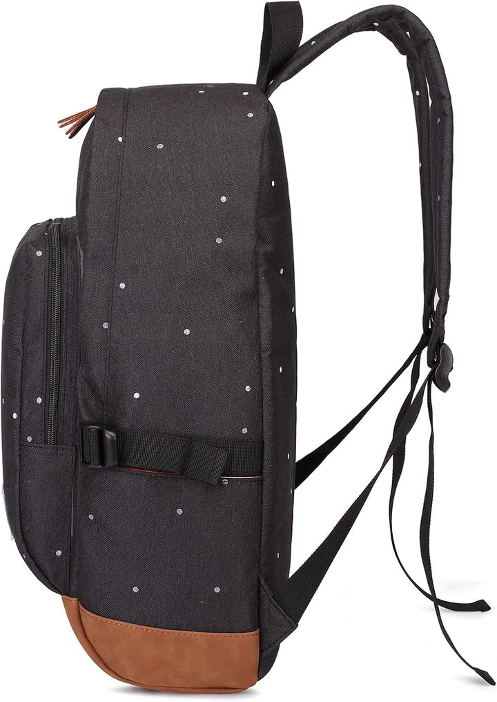 KAUKKO Schöner und durchdachter Rucksack mit 15 Zoll Laptopfach für Schule, Universität, 22 Liter (S