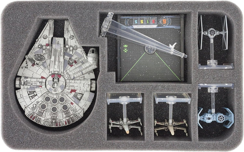 Feldherr MEDIUM Tasche Star Wars X-Wing Rebellen/Rebellentransporter, YT-2400, Falke, 15 Schiffe