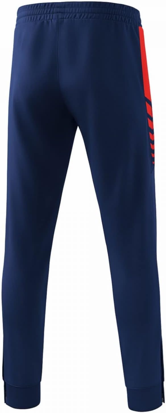 Erima Herren Trainingshose Six Wings Funktionelle M New Navy/Rot, M New Navy/Rot