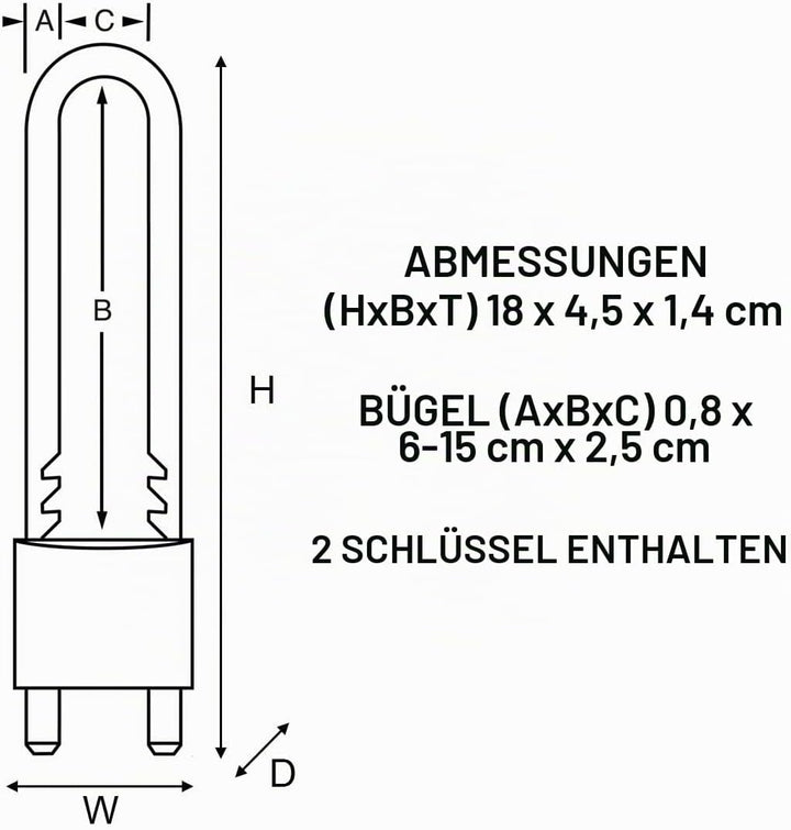 Master Lock - 1950EURD - Messing Vorhängeschloss 50mm mit herausnehmbarem Bügel, Standard, Normal Bü