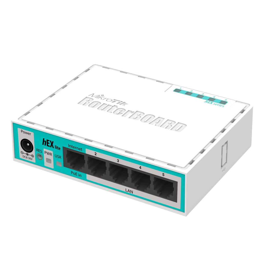 MikroTik RB750R2 RouterBOARD 750r2, hEX Lite