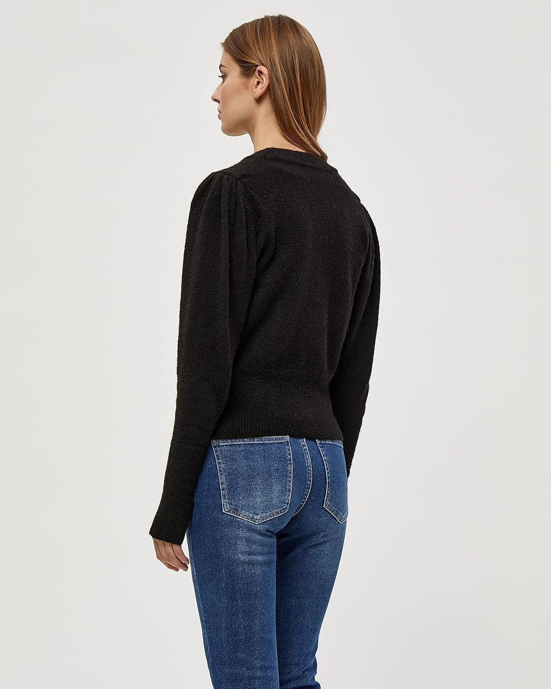 Desires Damen GEA Cardigan Strickjacke XXL 9000 Black, XXL 9000 Black