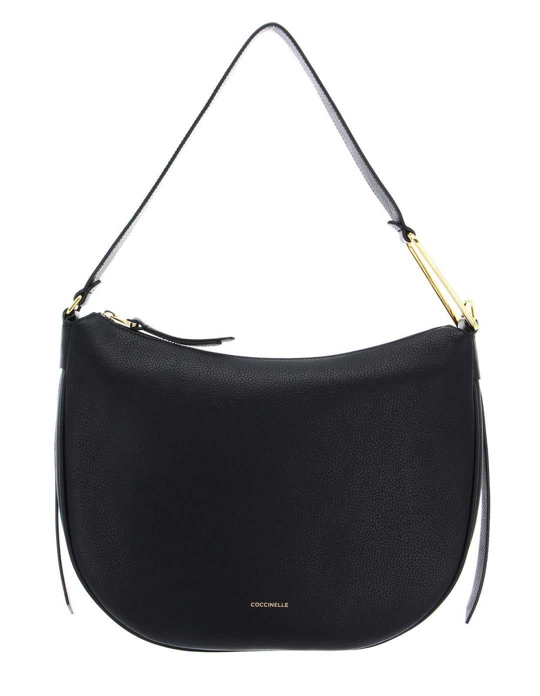 Coccinelle Priscilla Schultertasche Leder 30 cm Noir, Noir