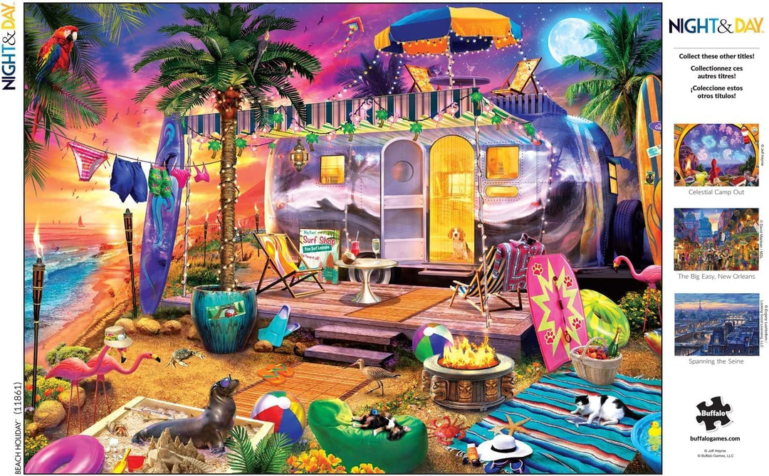 Buffalo Games 11861 Strandurlaub Puzzle, 1000