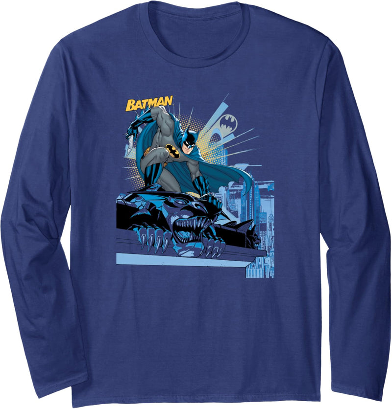 Batman Two Gotham Gargoyles Langarmshirt