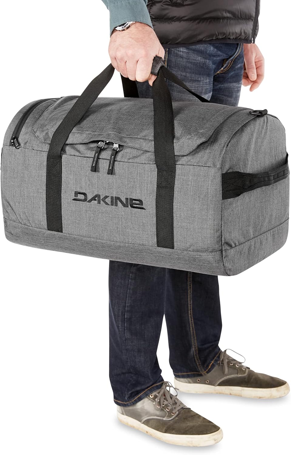 Dakine Sporttasche EQ Duffle, leicht zu verstauende Sporttasche mit Zwei-Wege-Reissverschluss - wide