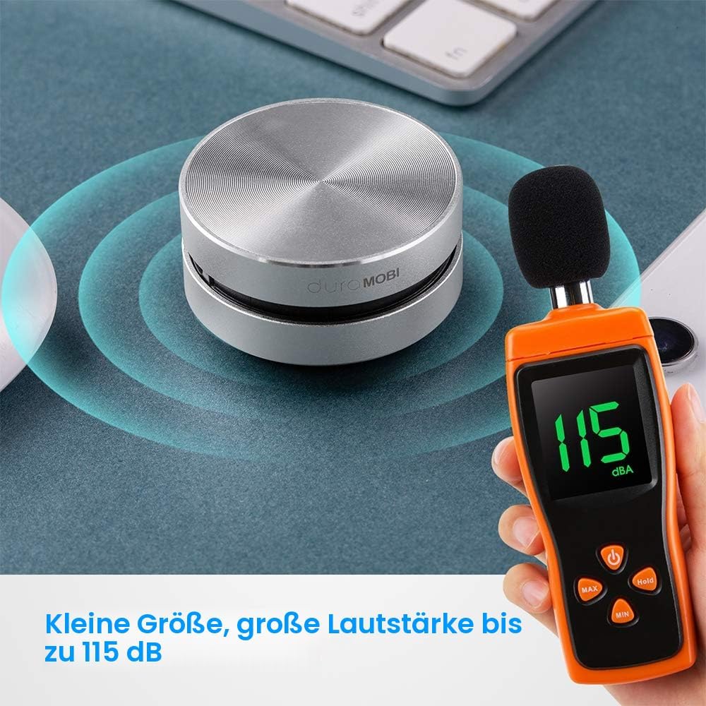Splenssy Kabelloser BT-Lautsprecher, Knochenleitungs-Lautsprecher, Mini-Lautsprecher, tragbar, laute