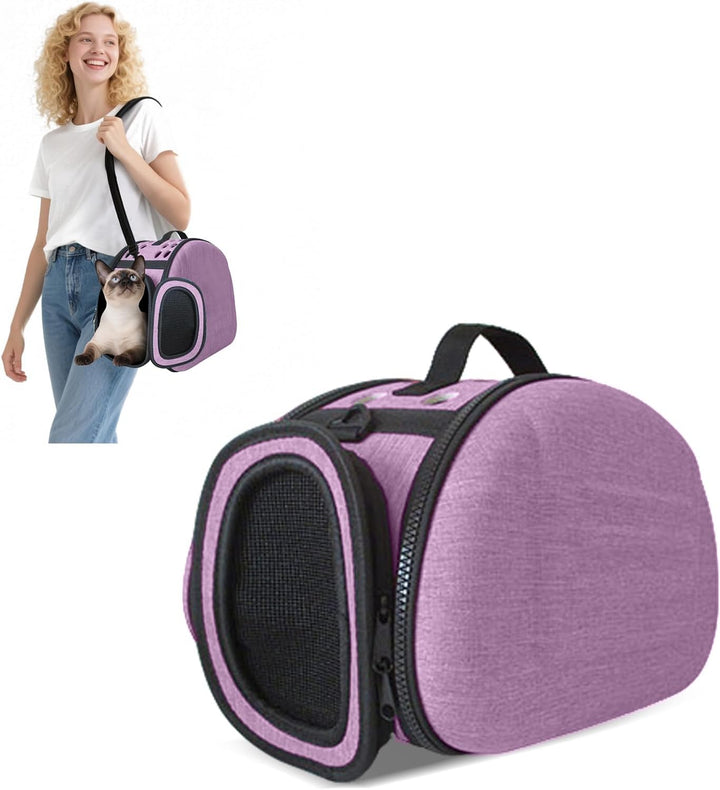 PETCUTE Hundetasche Katzentragetasche Haustiertragetasche Transporttasche Reisen Transportbox für We