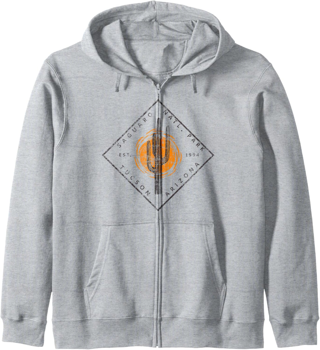 Saguaro National Park Tucson Arizona Kaktus Art Vintage Kapuzenjacke