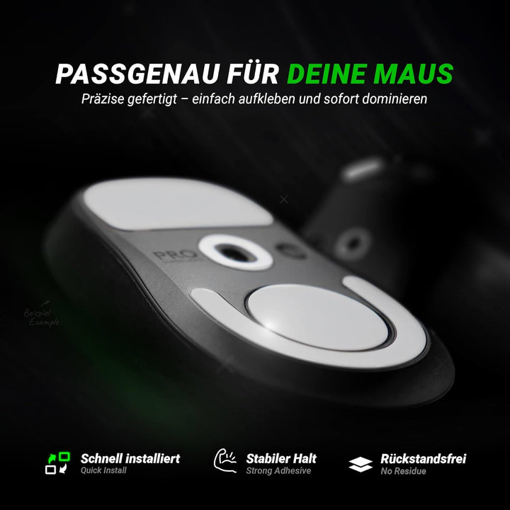 SensoryBoost HPS Glides (2er Set) kompatibel mit Logitech G PRO X Superlight 2c - Balance aus Speed