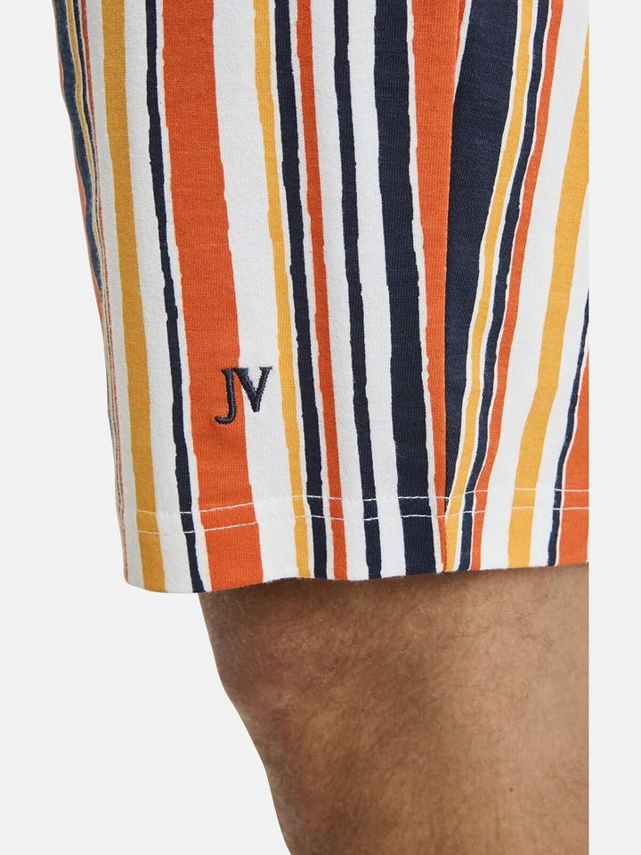 Jan Vanderstorm Herren Kurzer Schlafanzug Fredstein XL Dunkelblau, XL Dunkelblau