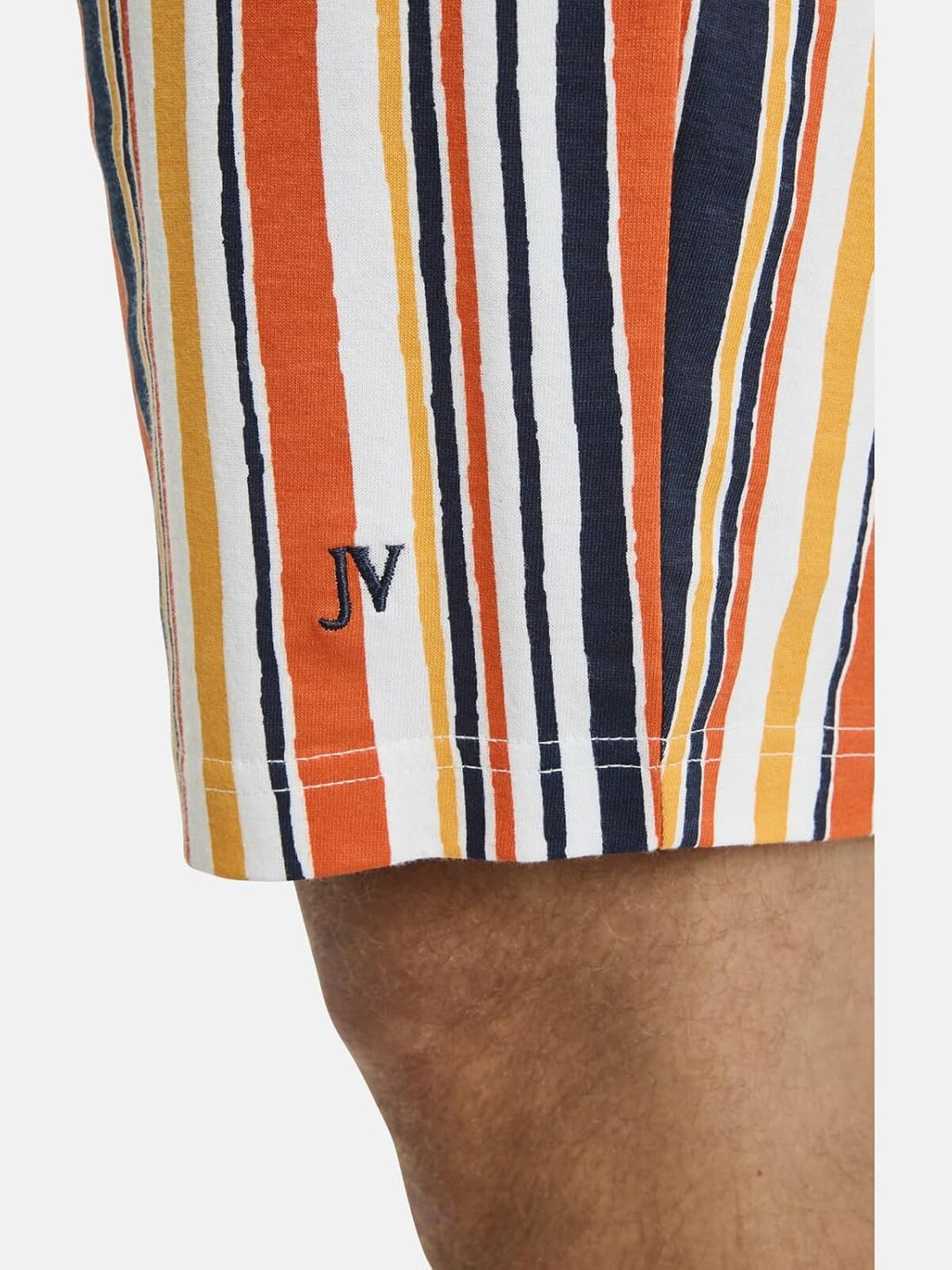 Jan Vanderstorm Herren Kurzer Schlafanzug Fredstein 5XL Dunkelblau, 5XL Dunkelblau