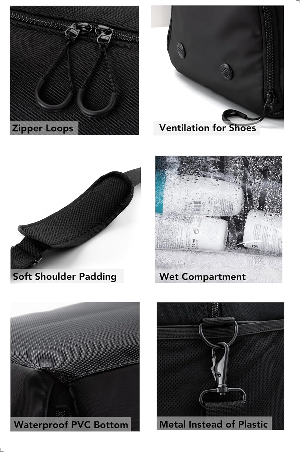 Fitgriff® Sporttasche & Reisetasche V2 für Damen und Herren - mit Schuhfach & Nassfach - Tasche für