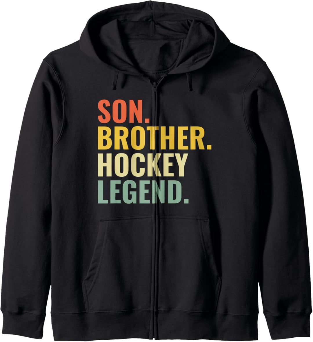 Son Brother Hockey Legend Feldhockey für Hockeyspieler Kapuzenjacke