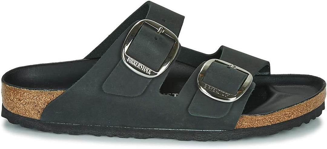 Birkenstock Kids Arizona Unisex-Kinder Pantoletten 37 EU Schmal Schwarz, 37 EU Schmal Schwarz