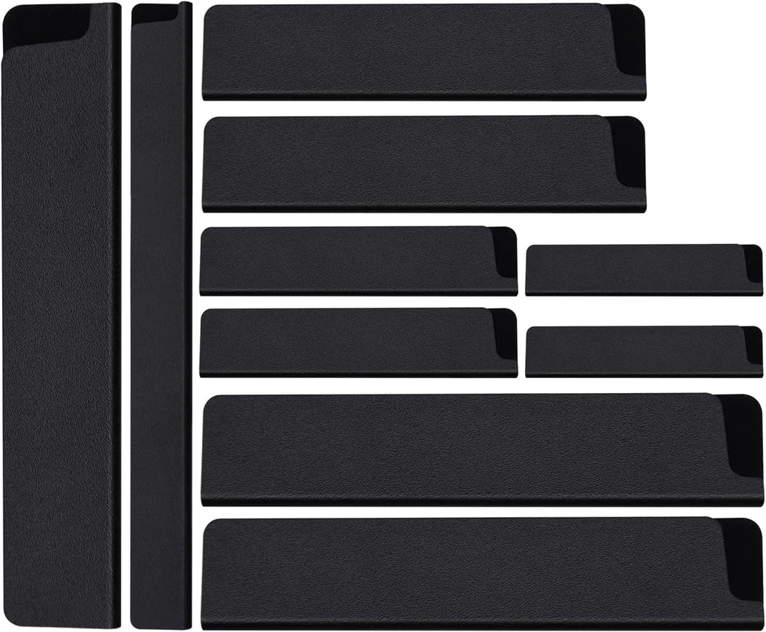 MUSLONG Messerschutz Klingenschütze mit Samt Innenfutter, 10 Stück Universal Messerschutz Set | 100%
