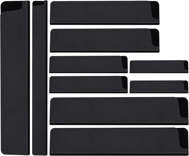 MUSLONG Messerschutz Klingenschütze mit Samt Innenfutter, 10 Stück Universal Messerschutz Set | 100%