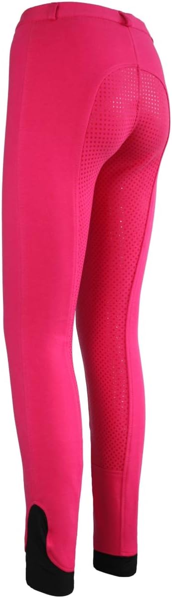 RL24 - Kinder-Reithose Flex Basicline | Vollbesatz-Reitleggings für Mädchen & Jungen | hautfreundlic