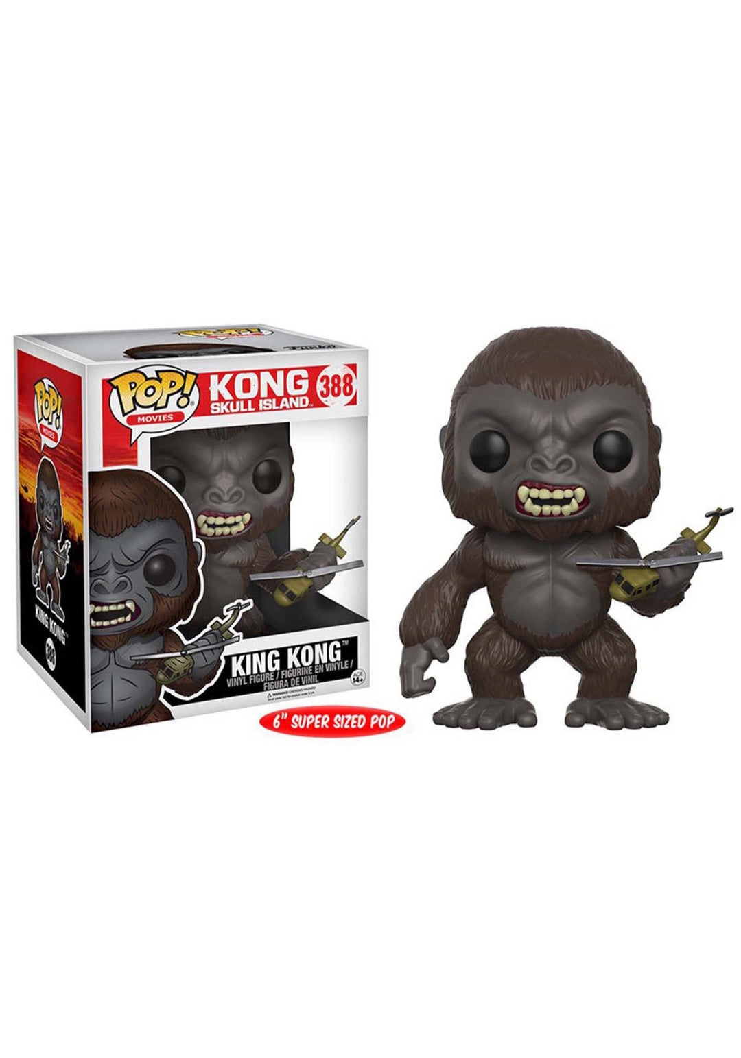 Funko 12477 Actionfigur "King Kong 2017", 6 Zoll, 6 Zoll