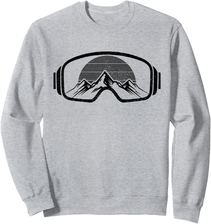 Ski Snowboard Goggles Skifahrer Snowboarder Geschenk Sweatshirt