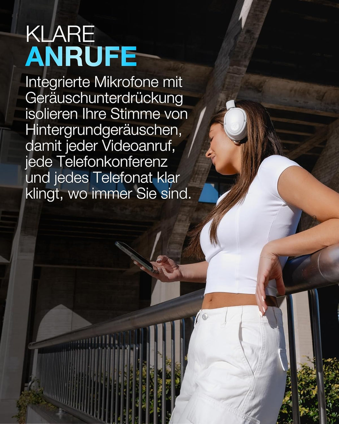 JLab JBuds LUX ANC Smart Noise Cancelling Over Ear Kopfhörer Bluetooth kabellos mit Mikrofon und akt