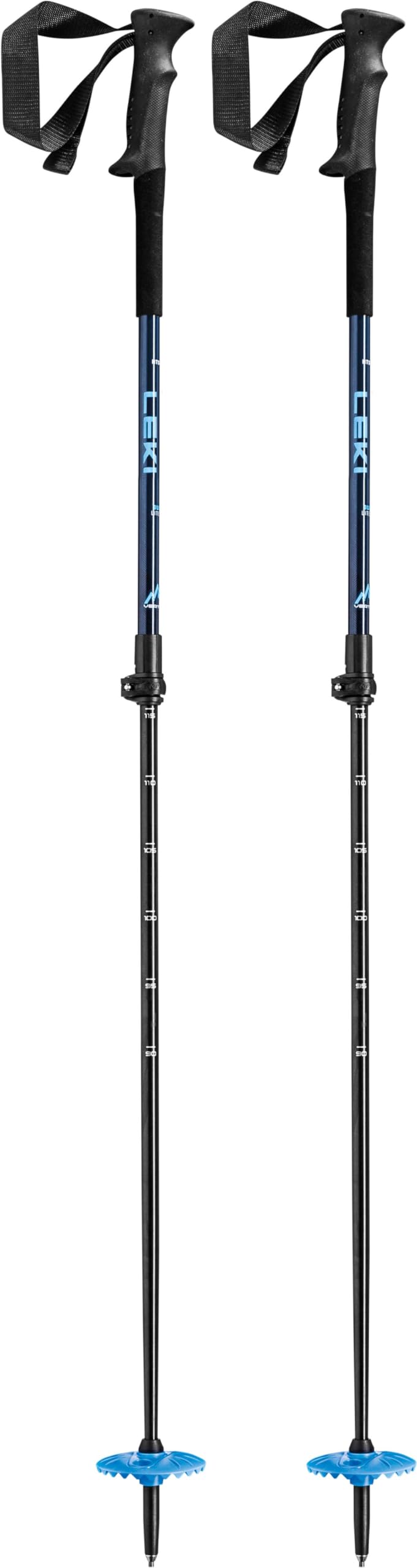 LEKI Kinder Guide Lite Skistöcke denimblue-darkblue-cyan 90-120cm, denimblue-darkblue-cyan 90-120cm