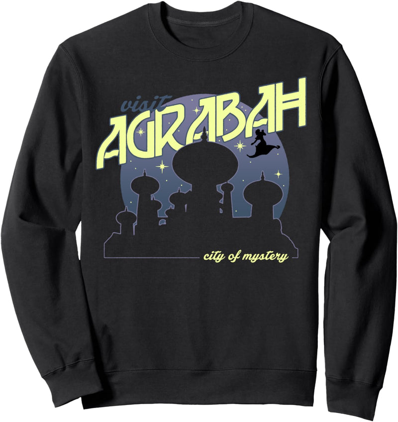 Disney Aladdin Visit Agrabah City Of Mystery Silhouette Sweatshirt