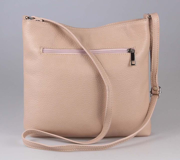 OBC Damen Leder Tasche Cross Body Schultertasche City Bag Crossover Umhängetasche Henkeltasche Clutc
