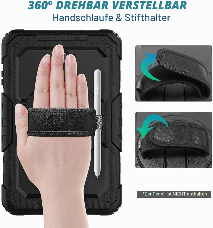 Timecity Hülle für Samsung Galaxy Tab A6 2016 10.1 Zoll SM-T580N/SM-T585N Stossfeste Schutzhülle mit