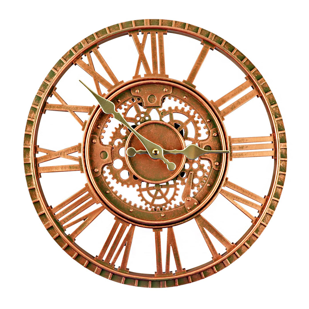 Taodyans Outdoor Wanduhr 30 cm Vintage Garten Wanduhr Wasserdicht Retro Aussenbereich Wanduhr Küche