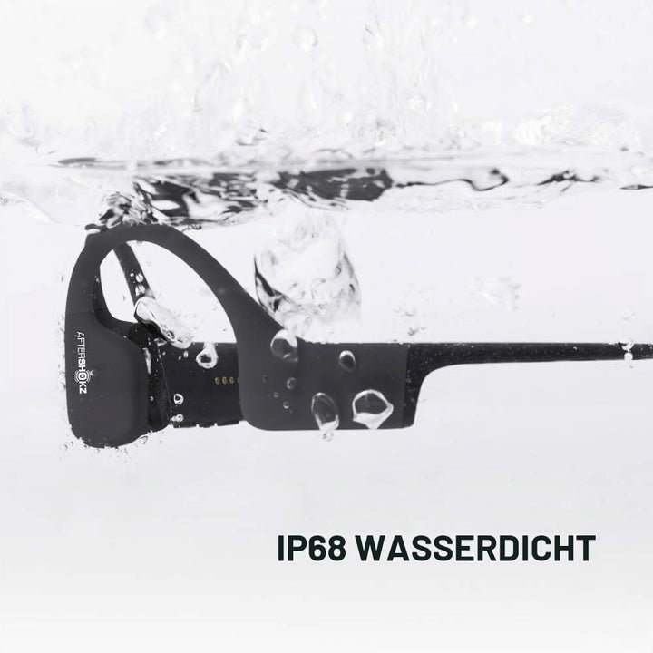 Aftershokz Xtrainerz Schwimm MP3-Player, Open-Ear Bone-Conduction Kopfhörer, wasserdichte/Wireless/O