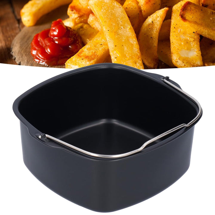 Form Für Heissluftfritteuse, Backform Kuchenform Airfryer zubehör Kuchenpfanne Brotbackkorb Kuchenfa