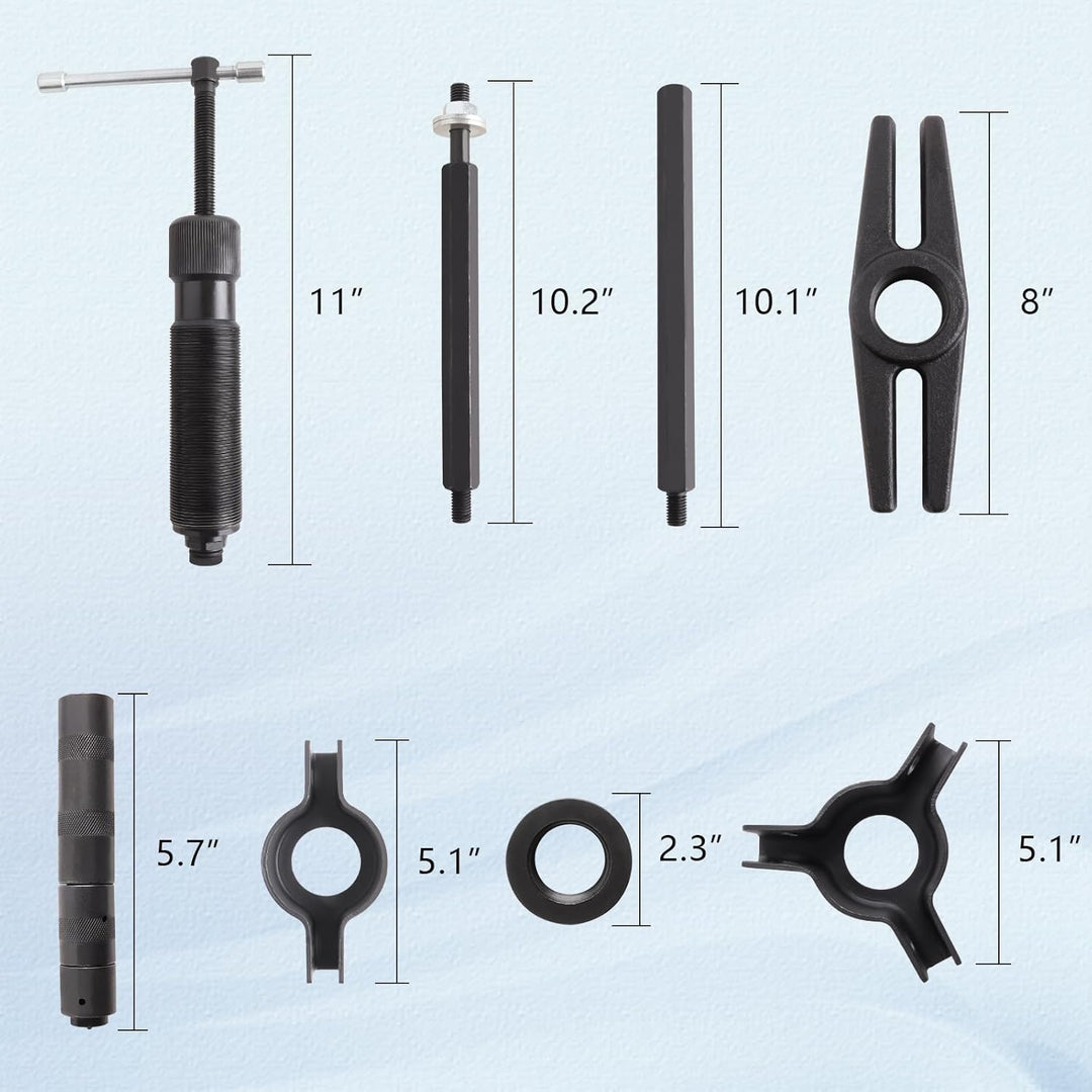 Hydraulischer Abzieher Satz 2-armig und 3-armig, 22-TLG. 10 Tonnen Abziehkraft, Zahnradzieher Entfer